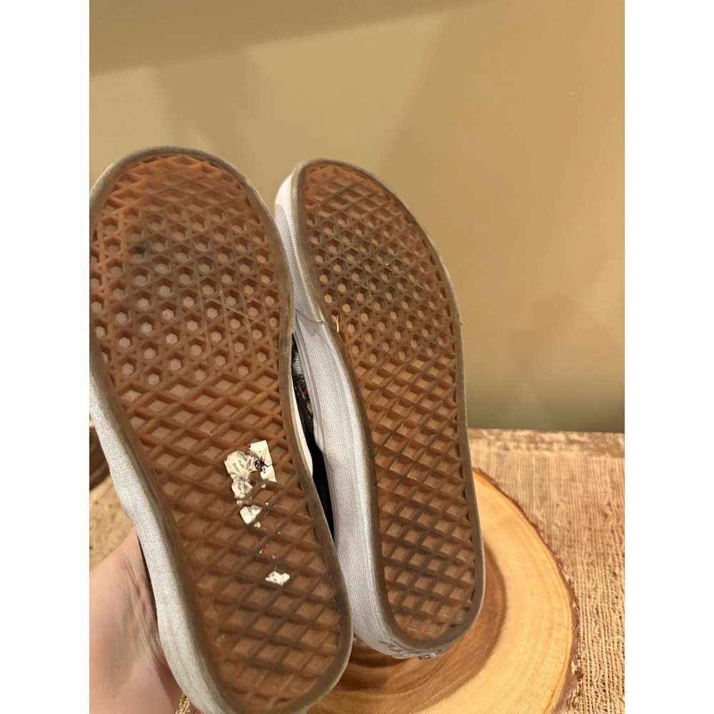 Vans Classic Slip On Fair Isle Brown Woven Textile Shoes Size Men 7 Women's 8.5 - Picture 13 of 13